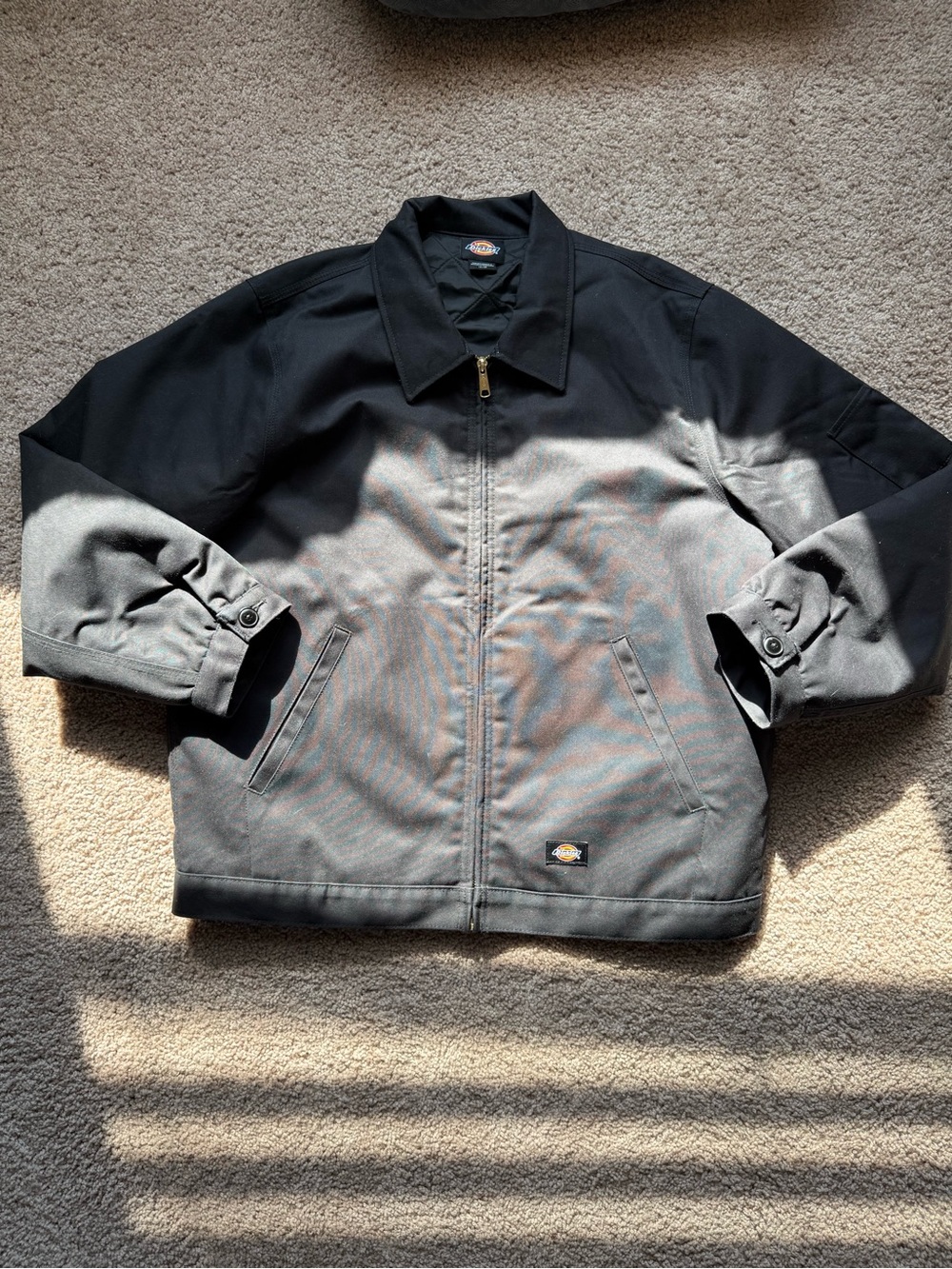 Dickies Black Insulated Quilted Eisenhower Workwear Jacket